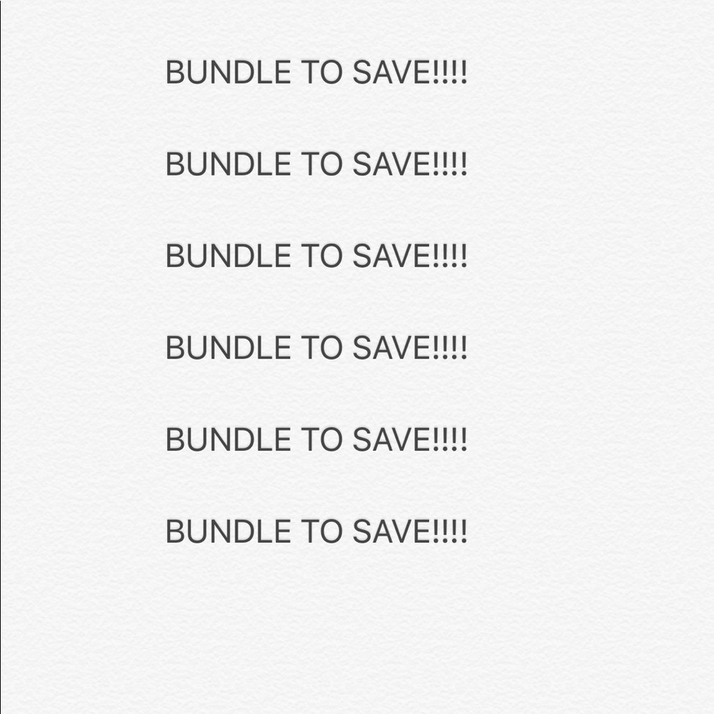 *** BUNDLE TO SAVE***